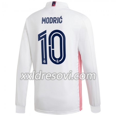 Real Madrid Luka Modric 10 Domaći Nogometni Dres 2020-2021 Dugim Rukavima